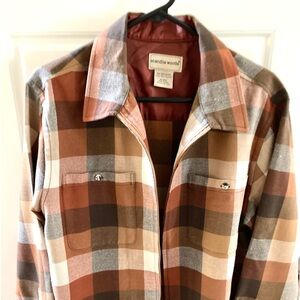 Scandia Woods Vintage medium plaid zipper jacket